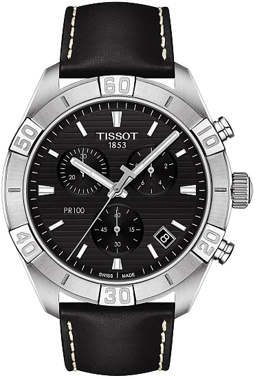 Tissot PR 100 Sport Chrono Black Dial T1016171605100