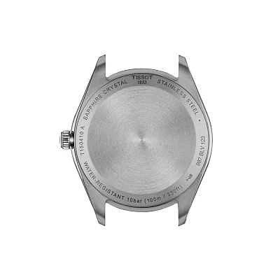 Tissot PR 100 White Dial Black Leather Strap T150.410.16.011.00