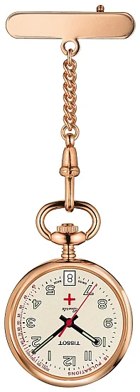 Tissot Pocket Pendants Nurse Watch Pulsometer Rose Gold PVD T81722392