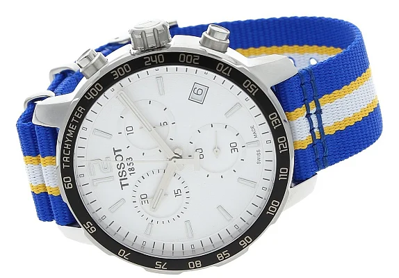 Tissot Quickster Chrono NATO NBA Golden State Warriors Special Edition T095.417.17.037.15
