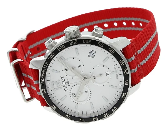Tissot Quickster Chrono NATO NBA Houston Rockets Special Edition T095.417.17.037.12