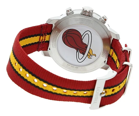 Tissot Quickster Chrono NATO NBA Miami Heat Special Edition T095.417.17.037.08