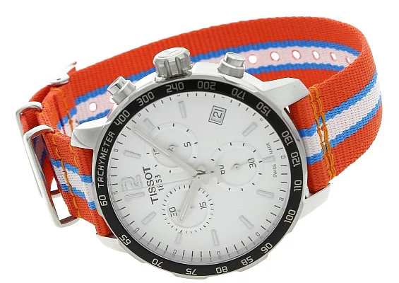 Tissot Quickster Chrono NATO NBA Oklahoma City Thunder Special Edition T095.417.17.037.14