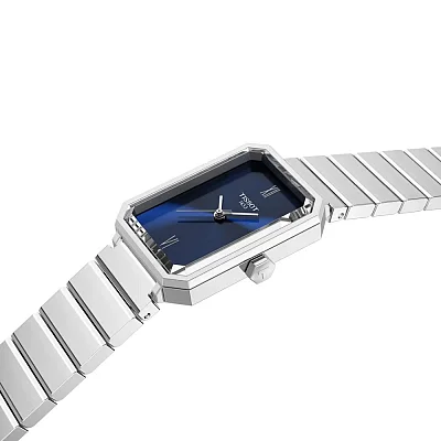 Tissot SRV Dark Blue Dial Steel Bracelet T160.110.11.043.00