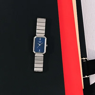 Tissot SRV Dark Blue Dial Steel Bracelet T160.110.11.043.00