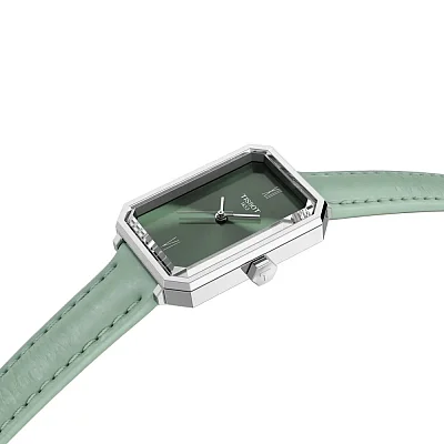 Tissot SRV Green Dial Leather Strap T160.110.16.093.00