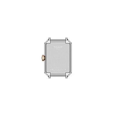 Tissot SRV Pearl Dial Rose Gold PVD Steel Bracelet T160.110.21.113.00