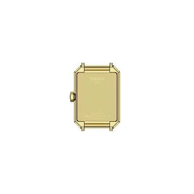 Tissot SRV Pearl Dial Yellow Gold PVD Steel Bracelet T160.110.33.113.00