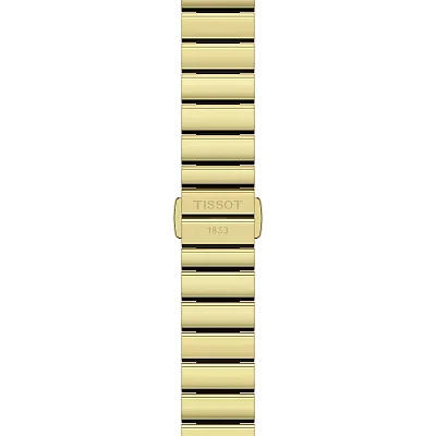 Tissot SRV Pearl Dial Steel Bracelet Yellow Gold PVD T160.110.33.113.00