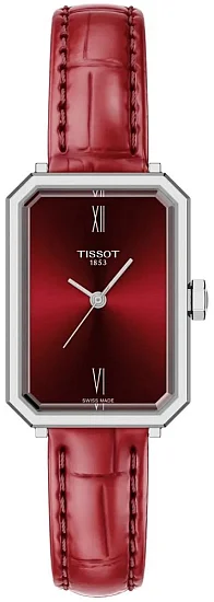 Tissot SRV Red Dial Leather Strap T1601101642300