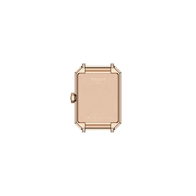 Tissot SRV Silver Dial Brown Leather Strap Rose Gold PVD T160.110.36.033.00