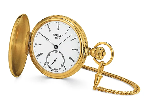 Tissot Savonnette Mechanical Yellow Gold PVD T867.405.39.013.00