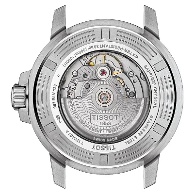 Tissot Seastar 1000 Automatic Ceramic Powermatic 80 43mm Black Rubber Blue Gradient Dial T120.407.17.041.00