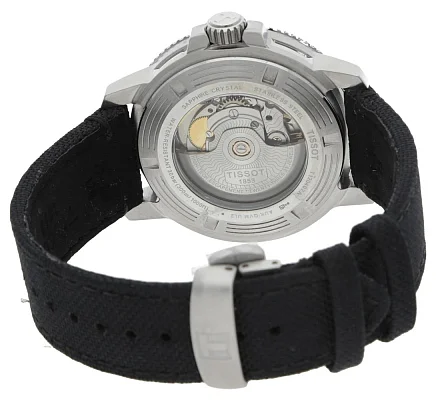 Tissot Seastar 1000 Automatic Ceramic Powermatic 80 43mm Black Synthetic Strap Black Dial T120.407.17.051.00