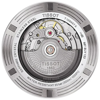 Tissot Seastar 1000 Automatic Ceramic Powermatic 80 43mm Steel Bracelet Green Dial T120.407.11.091.01