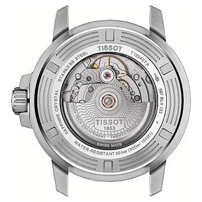 Tissot Seastar 1000 Automatic Ceramic Powermatic 80 43mm Steel Bracelet Green Dial T120.407.11.091.01