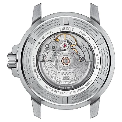 Tissot Seastar 1000 Automatic Ceramic Powermatic 80 43mm Steel Bracelet Grey Dial T120.407.11.081.01