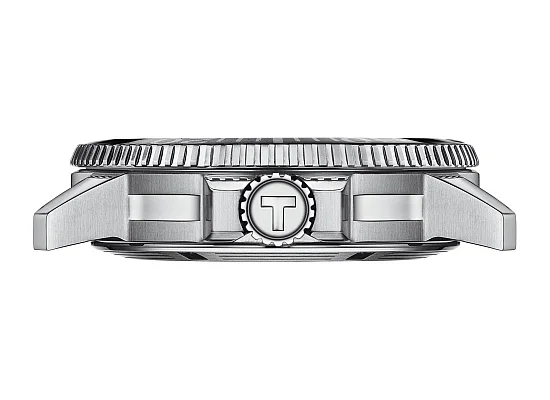 Tissot Seastar 1000 Automatic Ceramic Powermatic 80 43mm Textile Strap Dark Blue Dial Ceramic T120.407.17.041.01