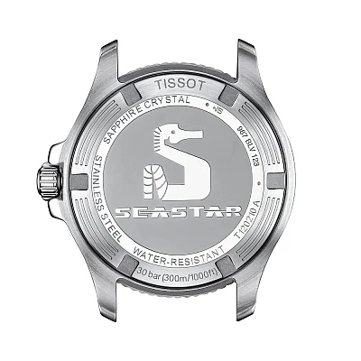 Tissot Seastar 1000 Lady Quartz Black Dial Bicolor Rose Gold Bracelet T120.210.22.051.01