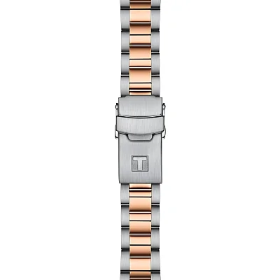 Tissot Seastar 1000 Lady Quartz White Pearl Dial Bicolor Rose Gold Bracelet T120.210.22.111.00