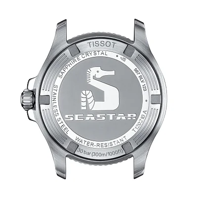 Tissot Seastar 1000 Lady Quartz 36mm White Dial White Strap Diamonds T120.210.17.116.00