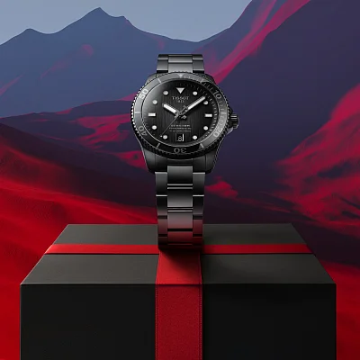 Tissot Seastar 1000 Powermatic 40mm Full Black Steel Bracelet T120.807.33.051.00