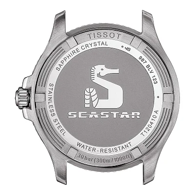 Tissot Seastar 1000 Quartz 40mm Black Dial Steel Bracelet T120.410.22.051.00