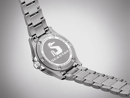 Tissot Seastar 1000 Quartz 40mm Black Dial Steel Bracelet T120.410.11.051.00