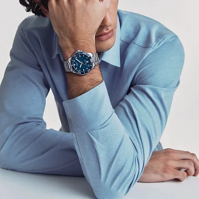 Tissot Seastar 1000 Quartz 40mm Blue Dial Steel Bracelet T120.410.11.041.00