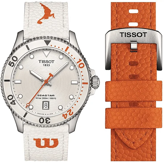 Tissot Seastar 1000 Quartz 40mm x WNBA Wilson Special Edition Set T1204101701100