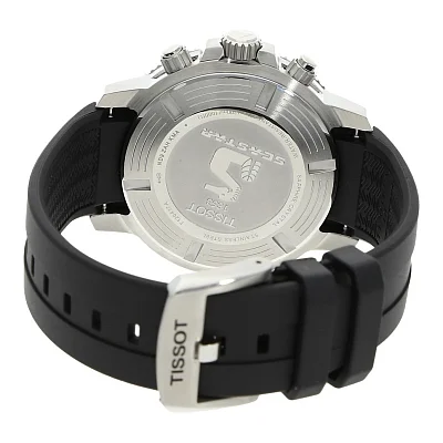 Tissot Seastar 1000 Quartz Chrono 46mm Black Rubber Blue Gradient Dial T120.417.17.041.00