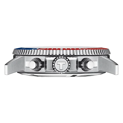 Tissot Seastar 1000 Quartz Chrono 46mm Steel Bracelet Blue Dial T120.417.11.041.03