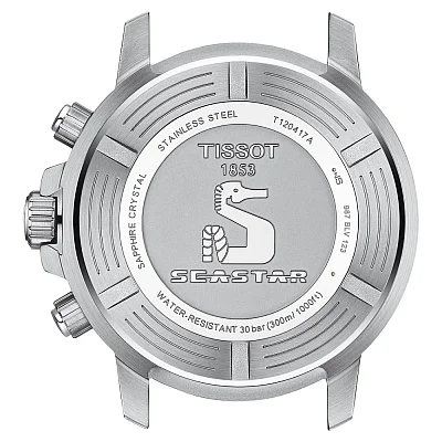 Tissot Seastar 1000 Quartz Chrono 46mm Steel Bracelet Blue Dial T120.417.11.041.03