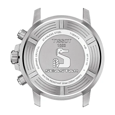 Tissot Seastar 1000 Quartz Chrono 46mm Steel Bracelet Burgundy Gradient Dial T120.417.11.421.00