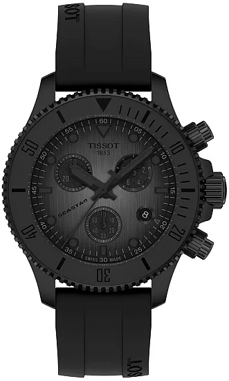 Tissot Seastar 1000 Quartz Chronograph 38mm Full Black T1202173706100