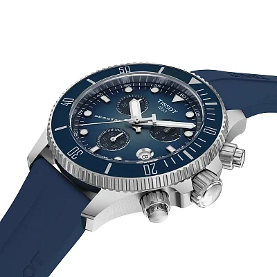 Tissot Seastar 1000 Quartz Chronograph 38mm Dark Blue Dial T120.217.17.041.00