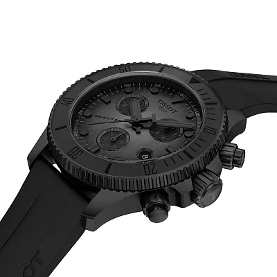 Tissot Seastar 1000 Quartz Chronograph 38mm Full Black T120.217.37.061.00