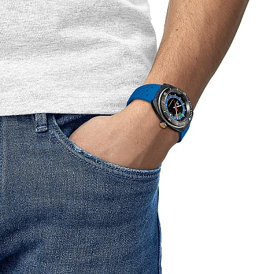 Tissot Sideral Carbon Powermatic 80 Blue T145.407.97.057.01