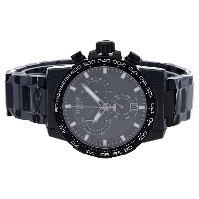 Tissot Supersport 45 Chrono Black Dial Black PVD T125.617.33.051.00