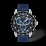  Zdjęcie 6 Tissot Supersport 45 Chrono Blue Dial Blue Hybrid Strap T125.617.17.051.03