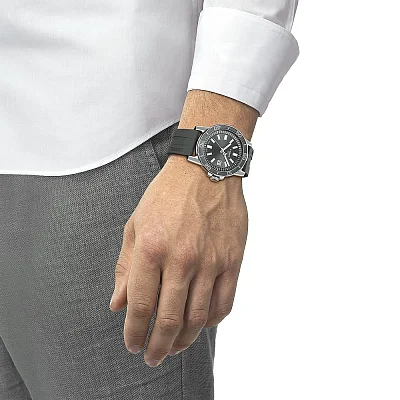 Tissot Supersport Grey Dial Grey Rubber Strap T125.610.17.081.00
