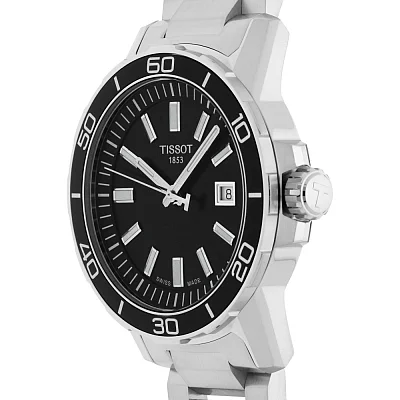 Tissot Supersport Black Dial Steel Bracelet T125.610.11.051.00