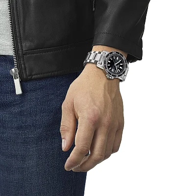 Tissot Supersport Black Dial Steel Bracelet T125.610.11.051.00
