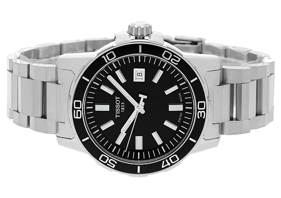 Tissot Supersport Black Dial Steel Bracelet T125.610.11.051.00