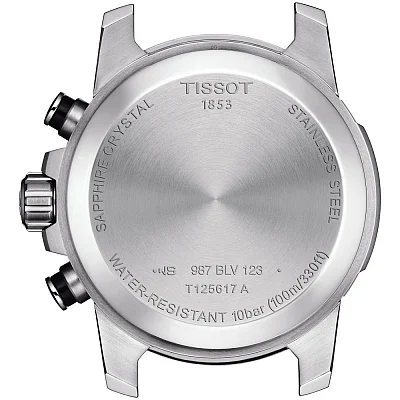 Tissot Supersport Chrono Black Dial Black Hybrid Strap T125.617.17.051.02