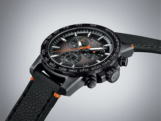 Tissot Supersport Chrono NBA Special Edition Black Gradient Dial Black PVD T125.617.36.081.00