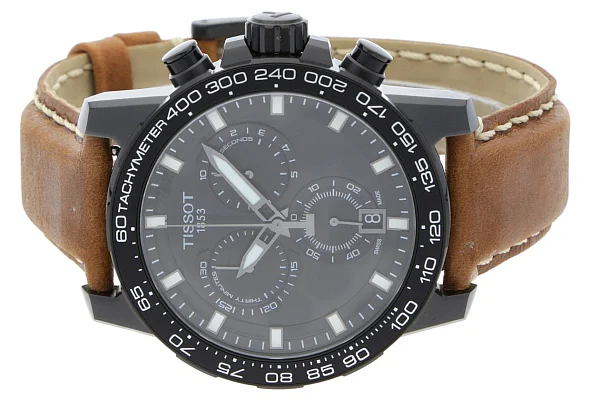 Tissot Supersport 45 Chrono Black Dial Black PVD T125.617.36.051.01