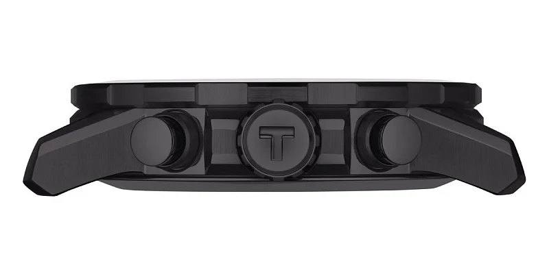 Tissot Supersport Chrono Black Dial Beige Hybrid Strap T125.617.37.051.01