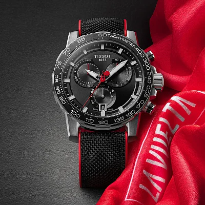 Tissot Supersport Chrono Black Dial La Vuelta Special Edition T125.617.17.051.01