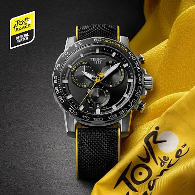 Tissot Supersport Chrono Black Dial Tour de France Special Edition T125.617.17.051.00
